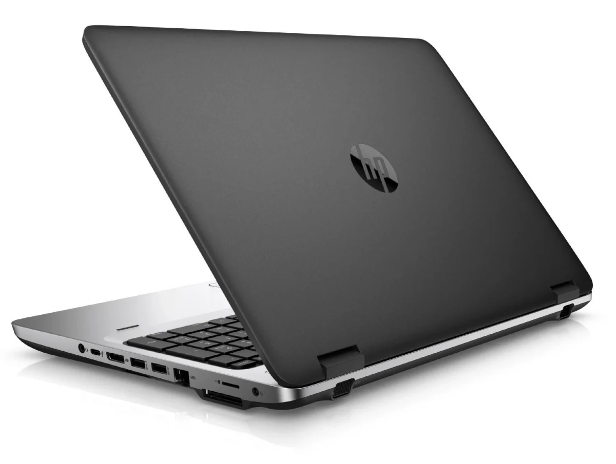 لپ تاپ HP ProBook 650 G3 – نمای کناری با پورت‌ها